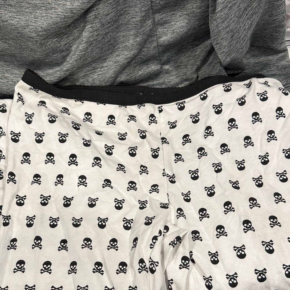 Joe Boxer Black and White Skull Pajama Pants